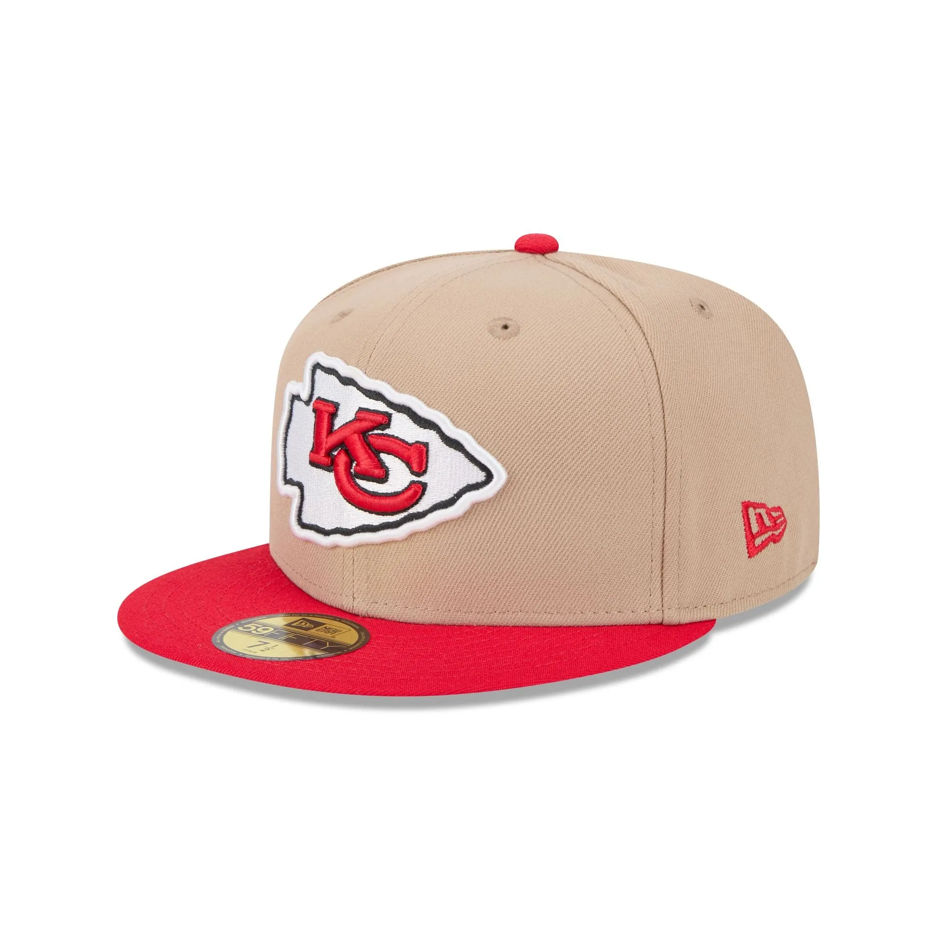 Kansas City Chiefs Camel 59FIFTY Fitted Hat sold by New Era