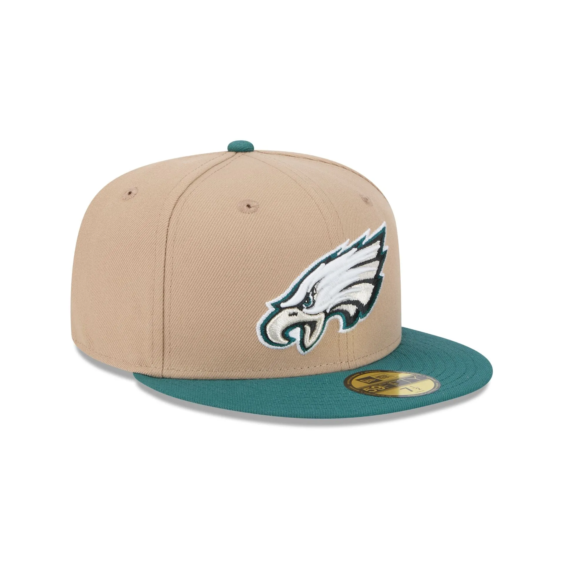 Philadelphia Eagles Camel 59FIFTY Fitted Hat sold by New Era product image thumbnail 3