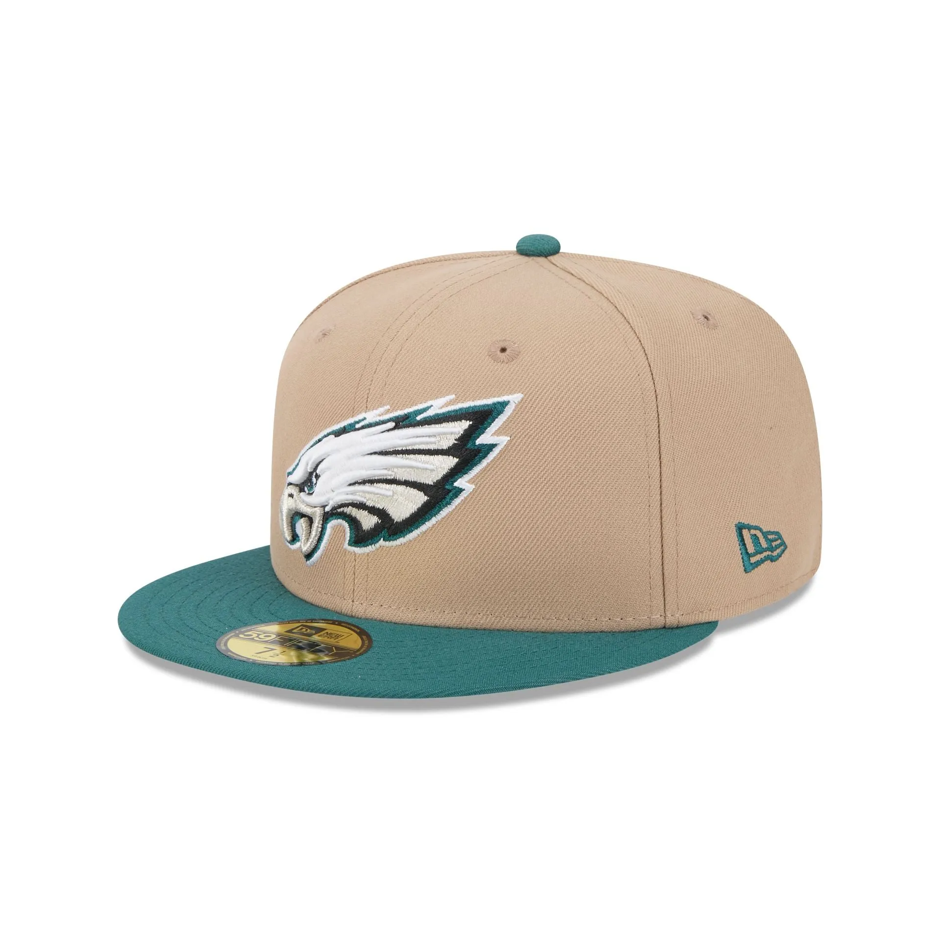 Philadelphia Eagles Camel 59FIFTY Fitted Hat sold by New Era