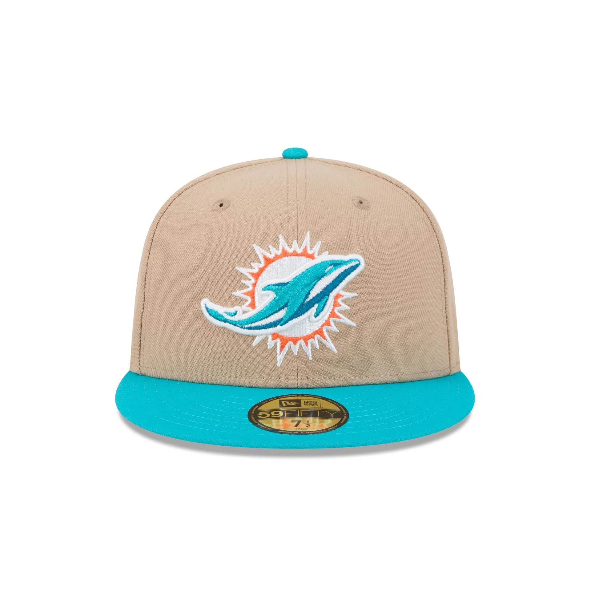 Miami Dolphins Camel 59FIFTY Fitted Hat sold by New Era product image thumbnail 2
