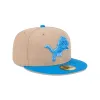 Detroit Lions Camel 59FIFTY Fitted Hat sold by New Era