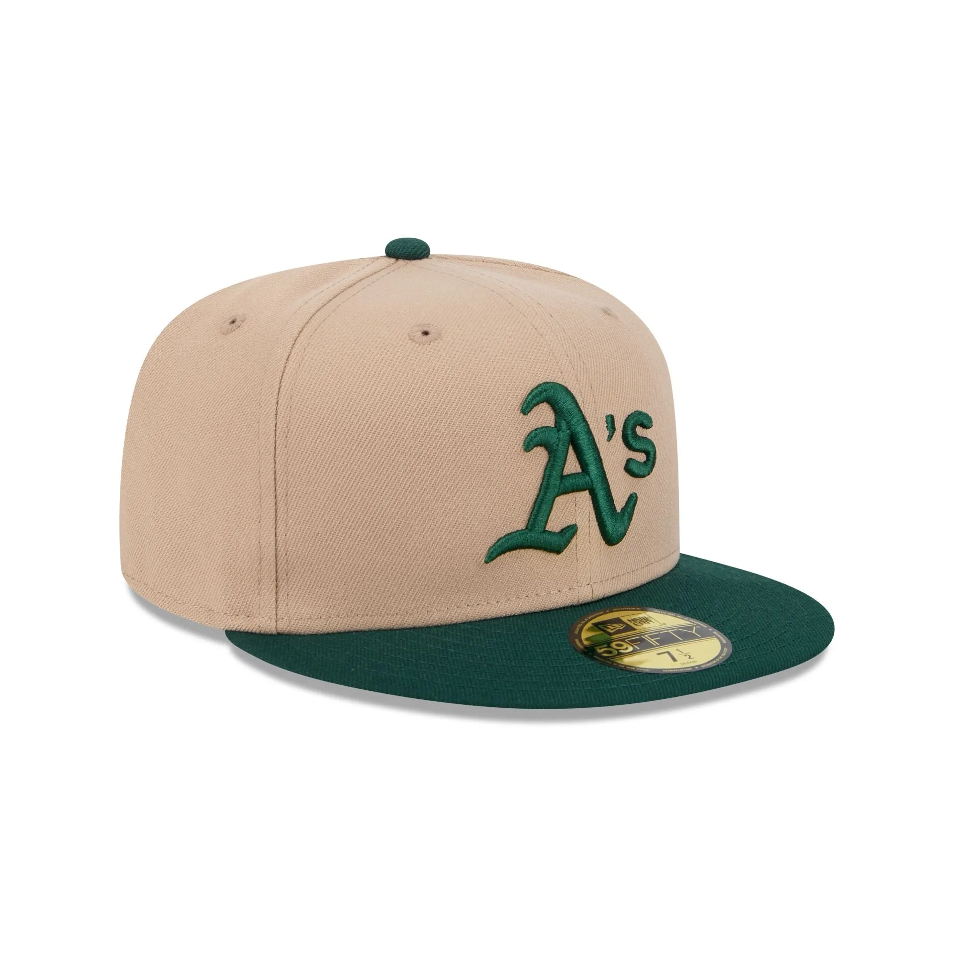 Oakland Athletics Camel 59FIFTY Fitted Hat sold by New Era product image thumbnail 3