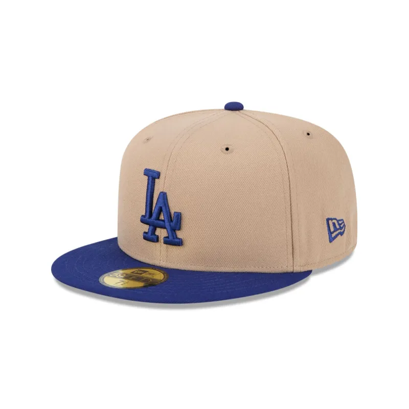 Los Angeles Dodgers Camel 59FIFTY Fitted Hat sold by New Era