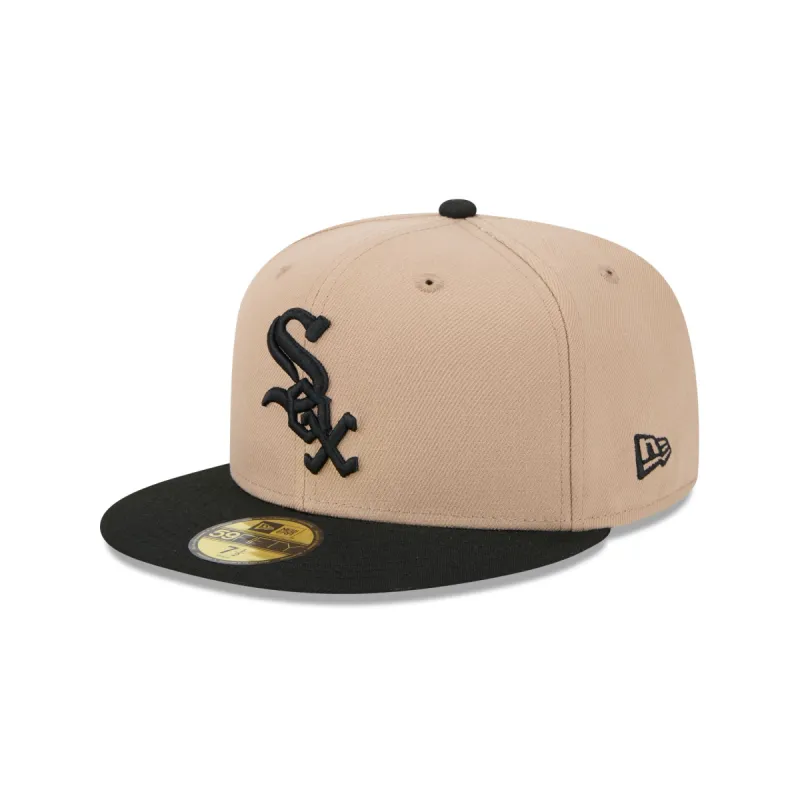 Chicago White Sox Camel 59FIFTY Fitted Hat sold by New Era