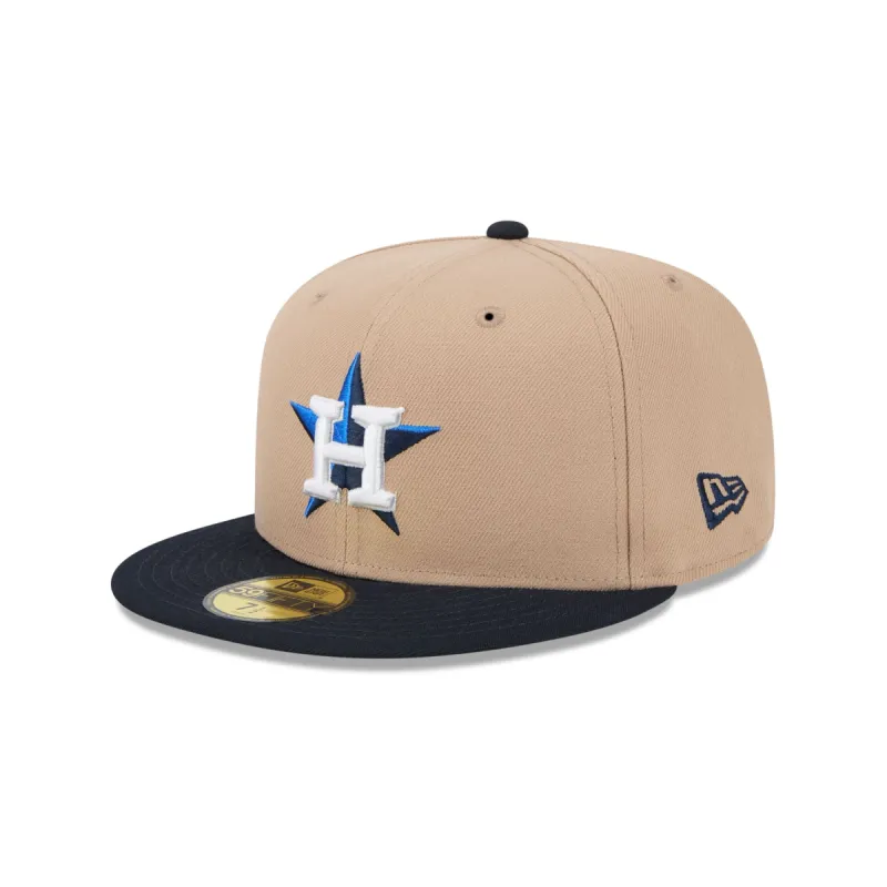 Houston Astros Camel 59FIFTY Fitted Hat sold by New Era