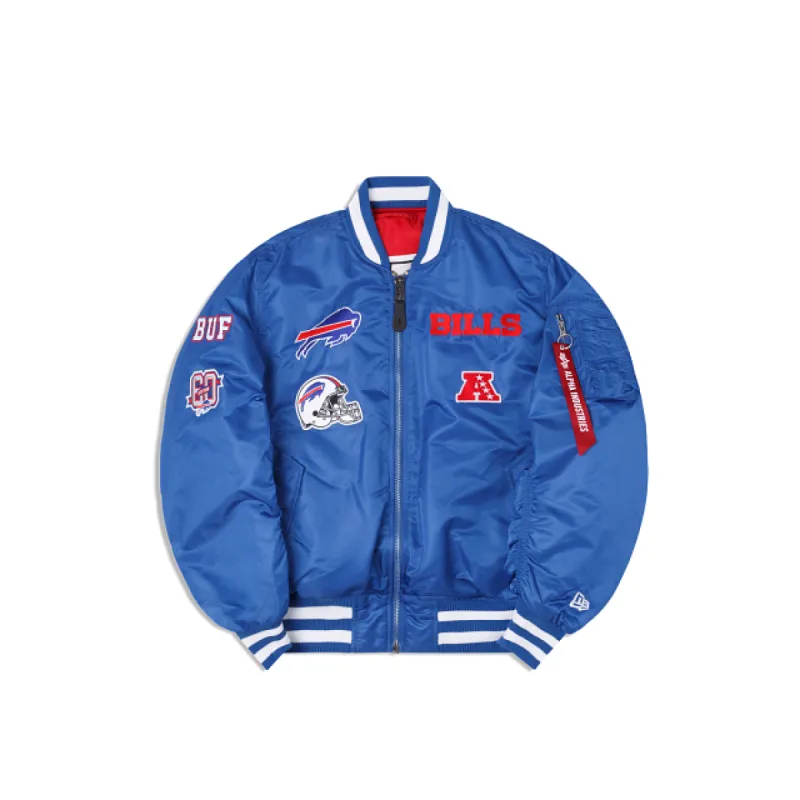 Alpha Industries X Buffalo Bills MA-1 Bomber Jacket sold by New Era