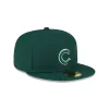 Chicago Cubs Dark Green 59FIFTY Fitted Hat sold by New Era