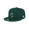 Chicago Cubs Dark Green 59FIFTY Fitted Hat sold by New Era