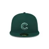 Chicago Cubs Dark Green 59FIFTY Fitted Hat sold by New Era