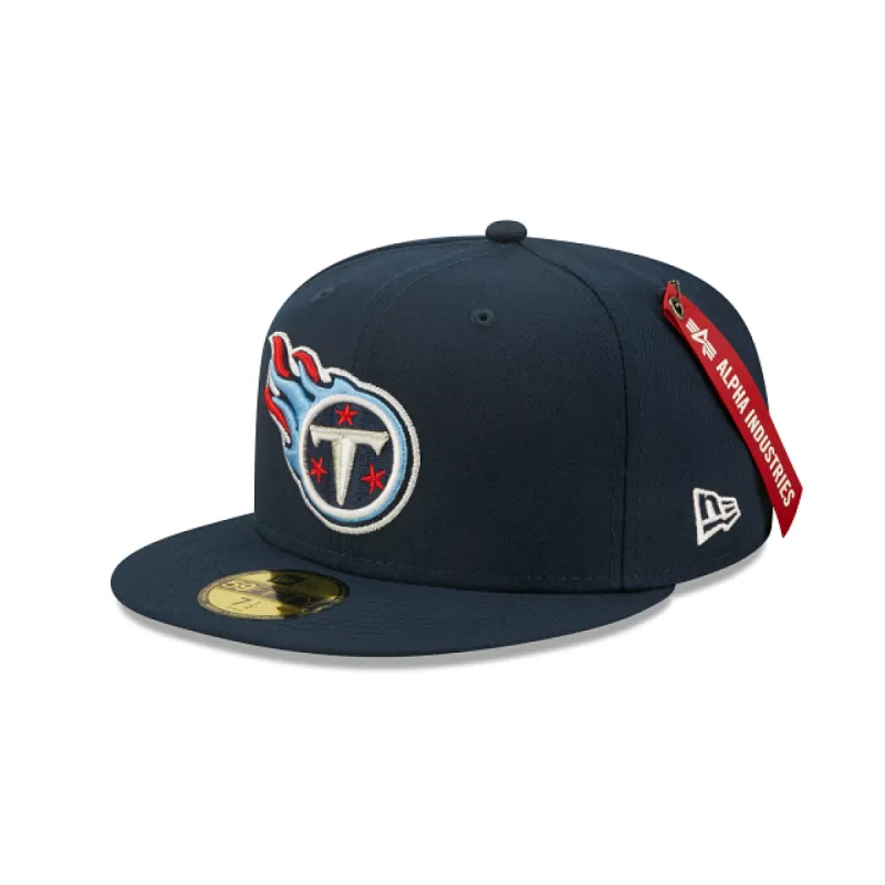 Alpha Industries X Tennessee Titans 59FIFTY Fitted Hat sold by New Era