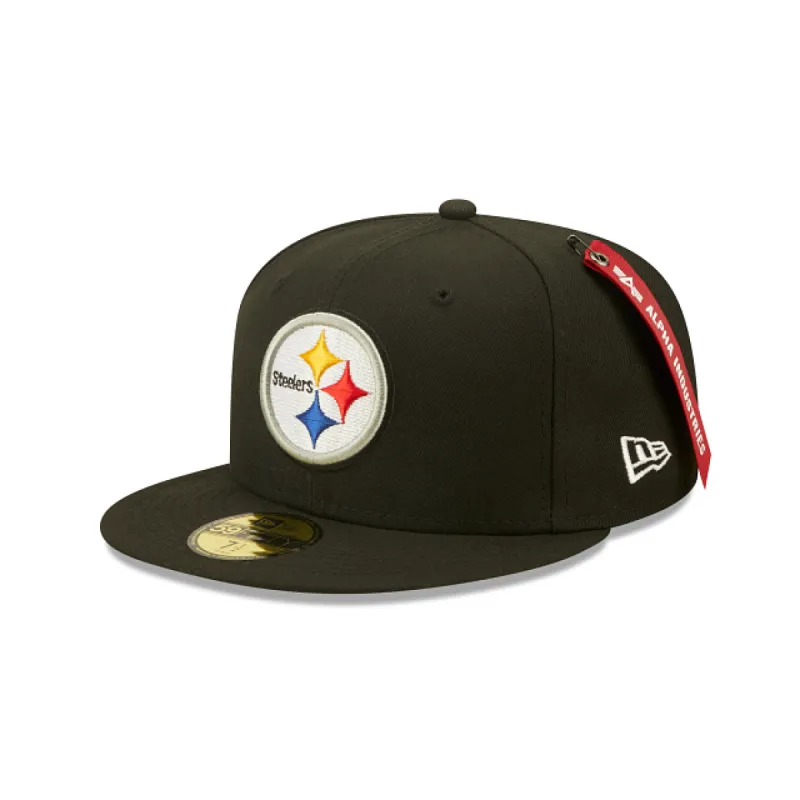 Alpha Industries X Pittsburgh Steelers 59FIFTY Fitted Hat sold by New Era