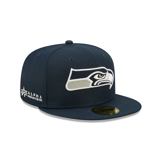 Alpha Industries X Seattle Seahawks 59FIFTY Fitted Hat sold by New Era product image thumbnail 3