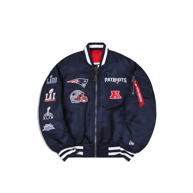 Alpha Industries X New England Patriots MA-1 Bomber Jacket sold by New Era