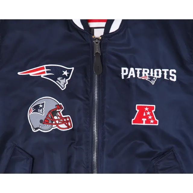 Alpha Industries X New England Patriots MA-1 Bomber Jacket sold by New Era product image thumbnail 4