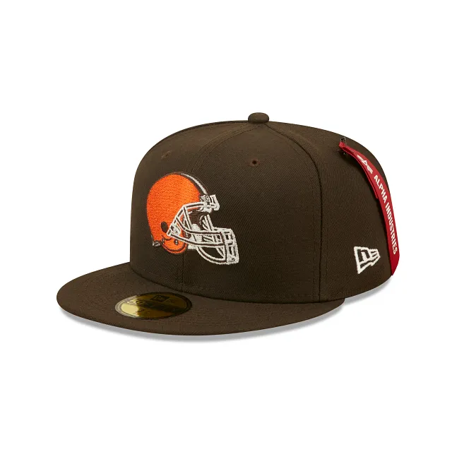Alpha Industries X Cleveland Browns 59FIFTY Fitted Hat sold by New Era