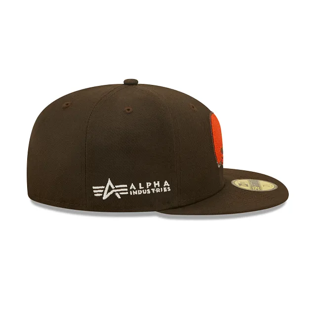 Alpha Industries X Cleveland Browns 59FIFTY Fitted Hat sold by New Era product image thumbnail 5