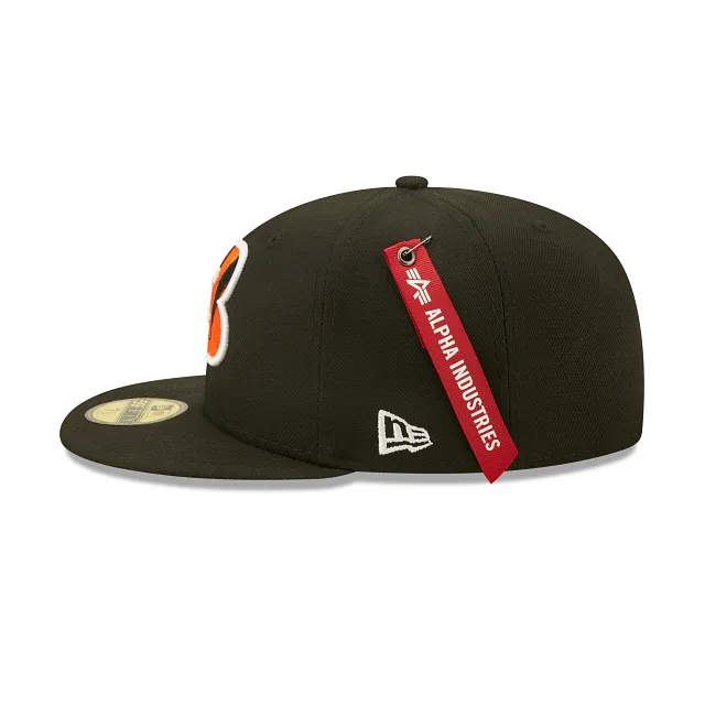 Alpha Industries X Cincinnati Bengals 59FIFTY Fitted Hat sold by New Era product image thumbnail 4