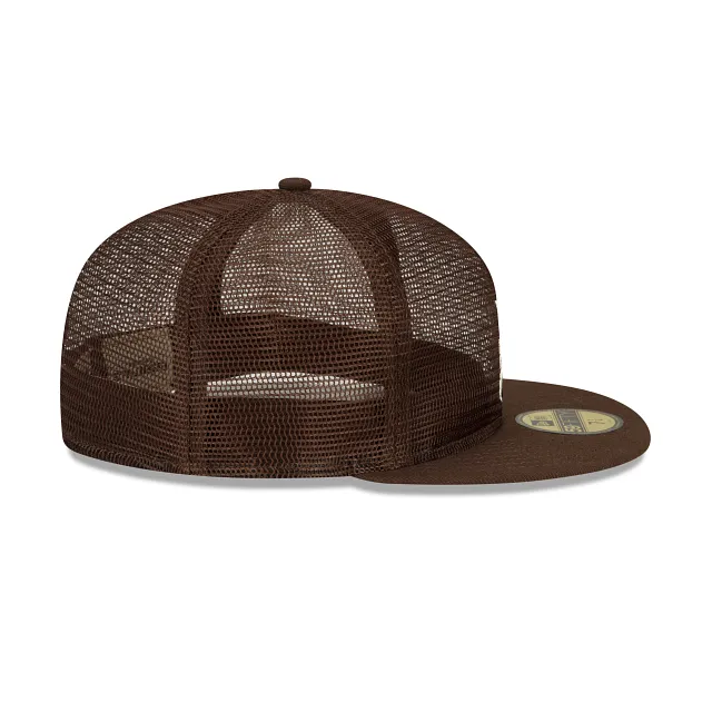 Fear of God Essential Full Mesh Brown 59FIFTY Fitted Hat sold by New Era product image thumbnail 5