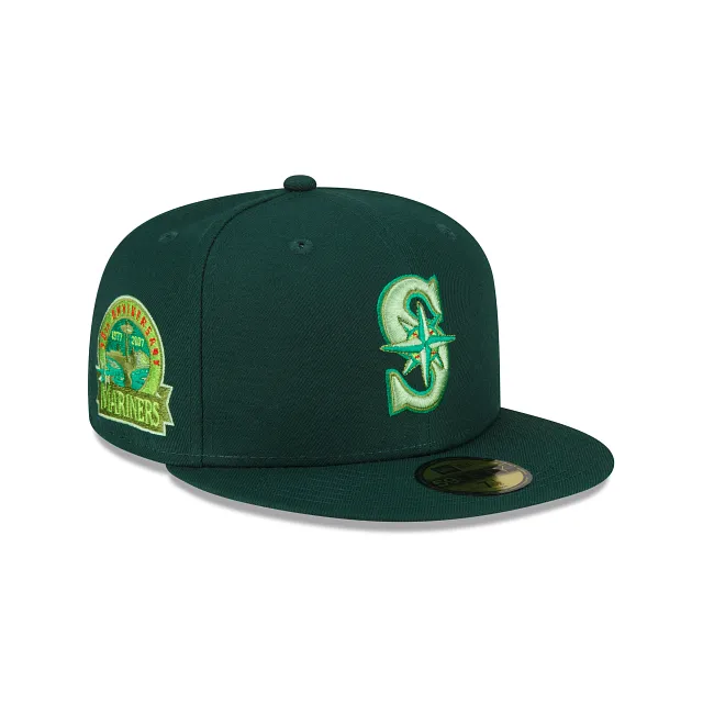 Seattle Mariners Green 59FIFTY Fitted Hat sold by New Era