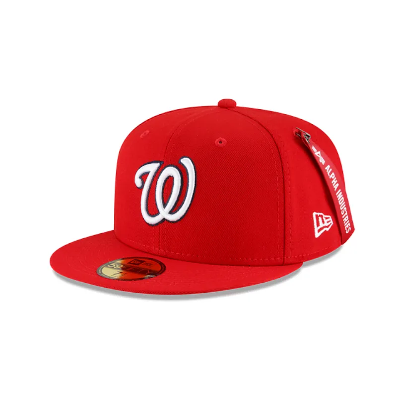 Alpha Industries X Washington Nationals 59FIFTY Fitted Hat sold by New Era