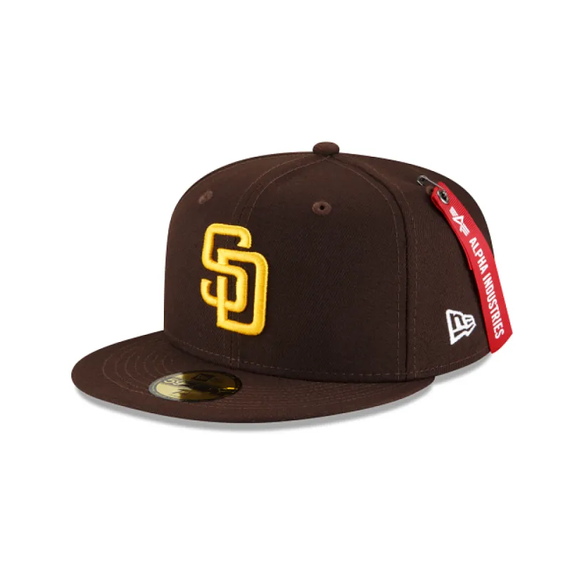Alpha Industries X San Diego Padres 59FIFTY Fitted Hat sold by New Era