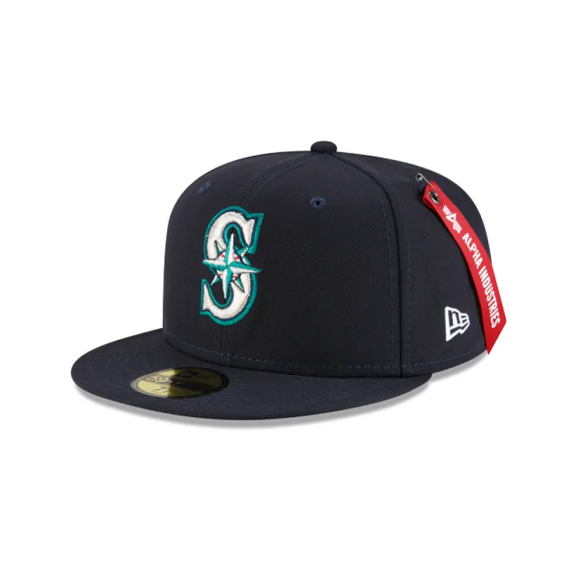 Alpha Industries X Seattle Mariners 59FIFTY Fitted Hat sold by New Era