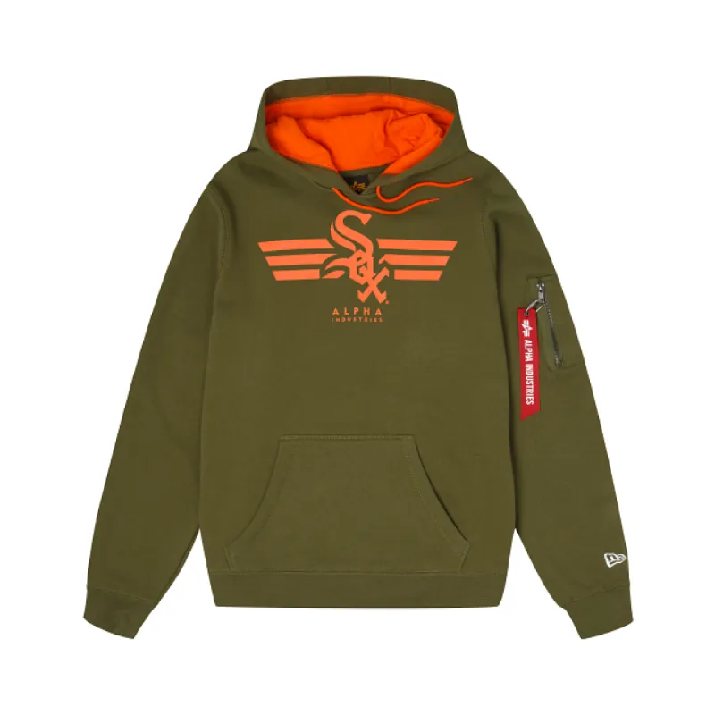 Alpha Industries X Chicago White Sox Hoodie made by New Era