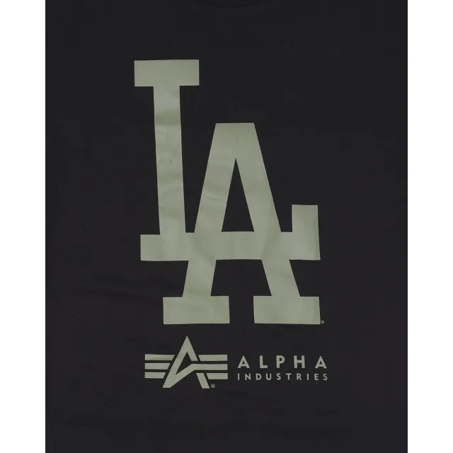 Alpha Industries X Los Angeles Dodgers Black T-Shirt sold by New Era product image thumbnail 3