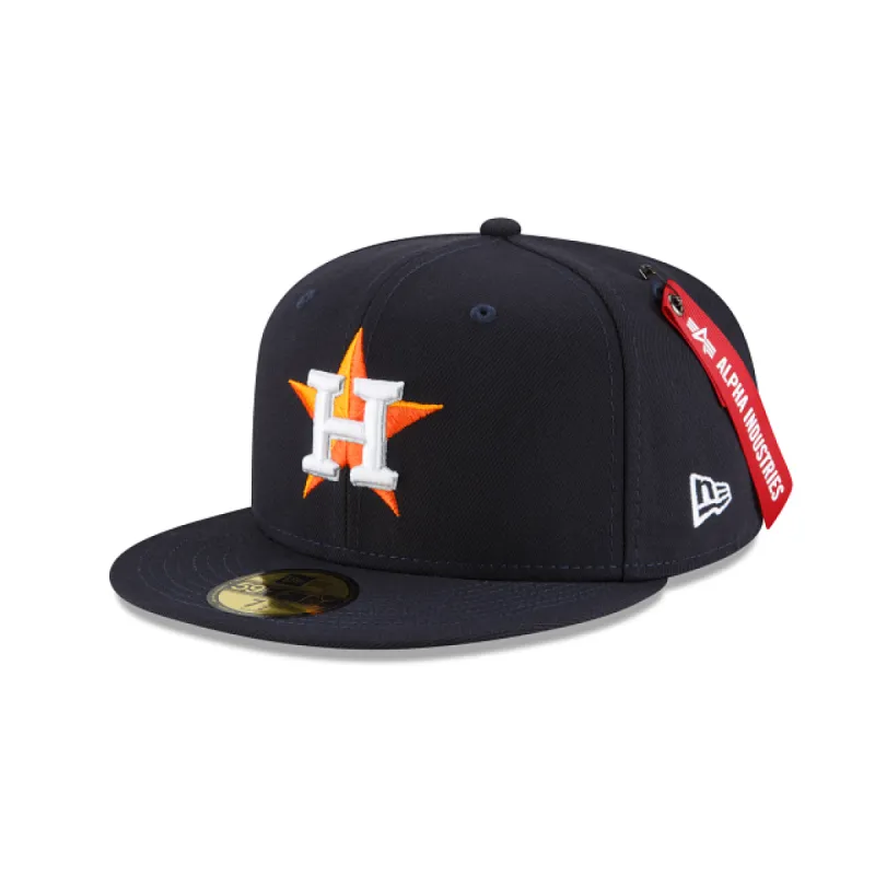 Alpha Industries X Houston Astros 59FIFTY Fitted Hat sold by New Era