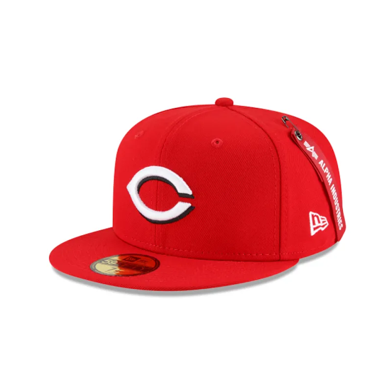 Alpha Industries X Cincinnati Reds 59FIFTY Fitted Hat sold by New Era