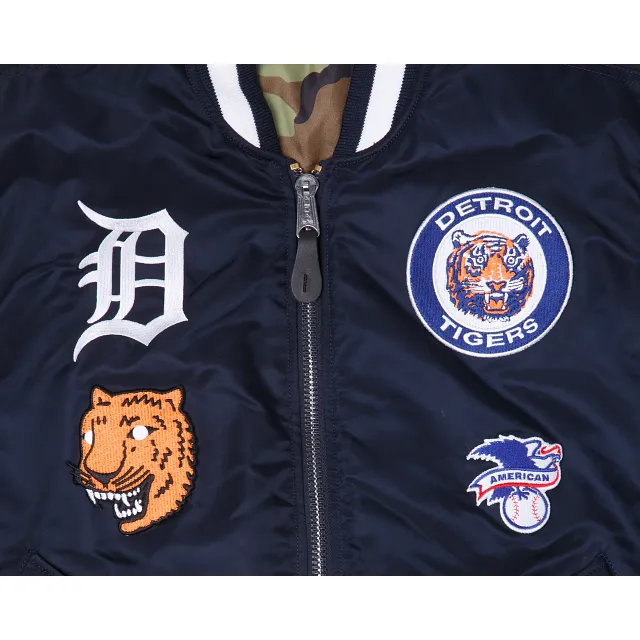 Alpha Industries X Detroit Tigers MA-1 Bomber Jacket sold by New Era product image thumbnail 4