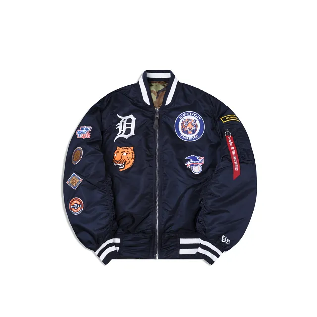 Alpha Industries X Detroit Tigers MA-1 Bomber Jacket sold by New Era