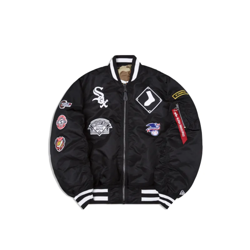 Alpha Industries X Chicago White Sox MA-1 Bomber Jacket sold by New Era