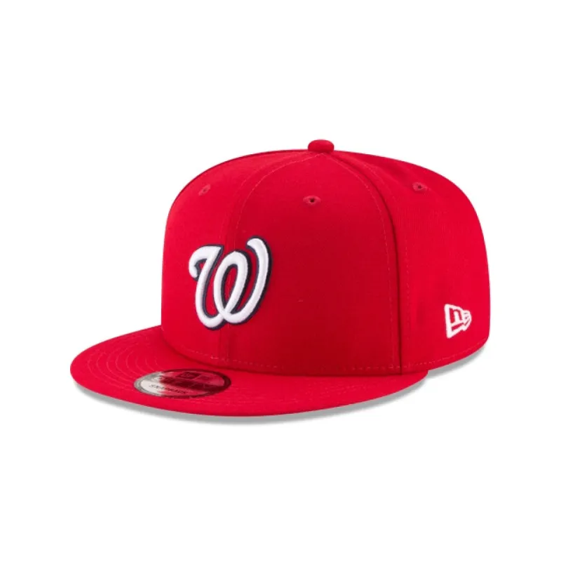 Washington Nationals Team Color Basic 9FIFTY Snapback Hat sold by New Era