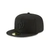 Washington Nationals Blackout Basic 59FIFTY Fitted Hat sold by New Era