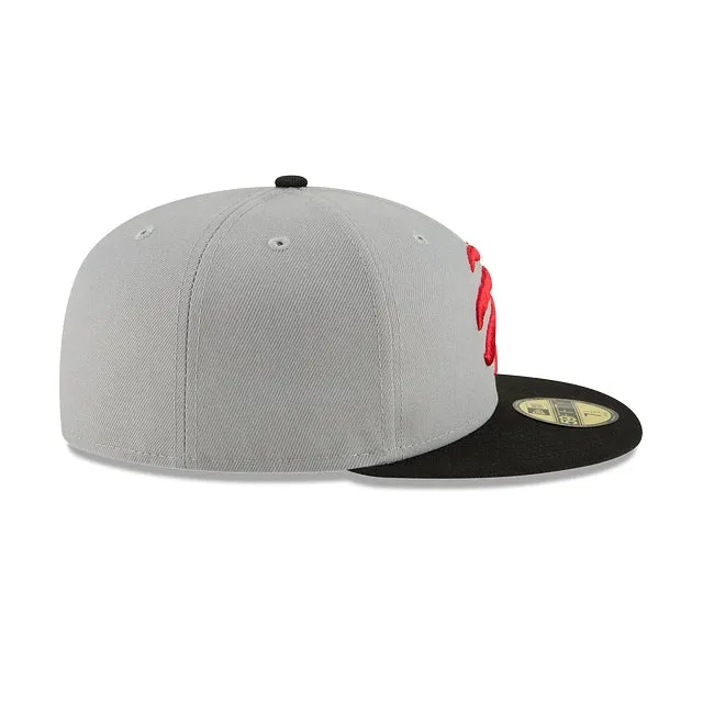 Toronto Raptors Two Tone 59FIFTY Fitted Hat sold by New Era product image thumbnail 5