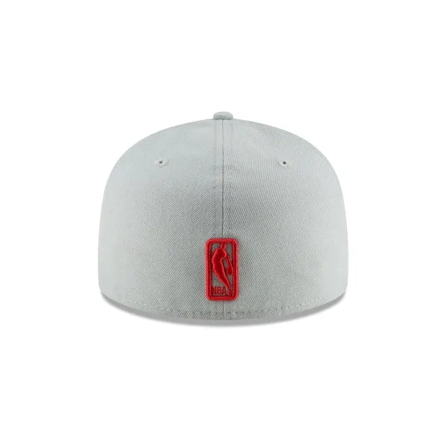 Toronto Raptors Basic Grey 59FIFTY Fitted Hat sold by New Era product image thumbnail 4