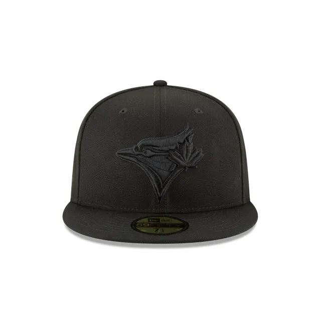 Toronto Blue Jays Blackout Basic 59FIFTY Fitted Hat sold by New Era product image thumbnail 2