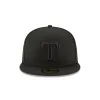 Texas Rangers Blackout Basic 59FIFTY Fitted Hat sold by New Era