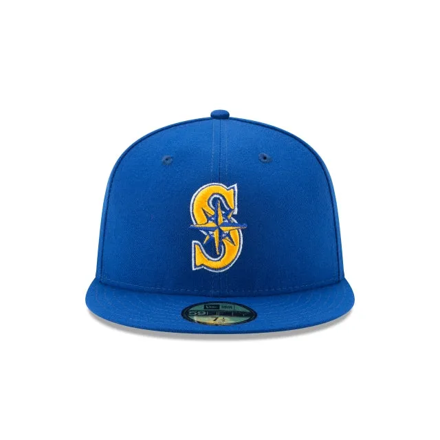 Seattle Mariners Authentic Collection Alt 2 59FIFTY Fitted Hat sold by New Era product image thumbnail 2