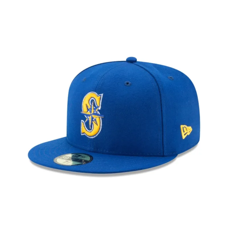Seattle Mariners Authentic Collection Alt 2 59FIFTY Fitted Hat sold by New Era
