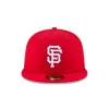 San Francisco Giants Scarlet Basic 59FIFTY Fitted Hat sold by New Era