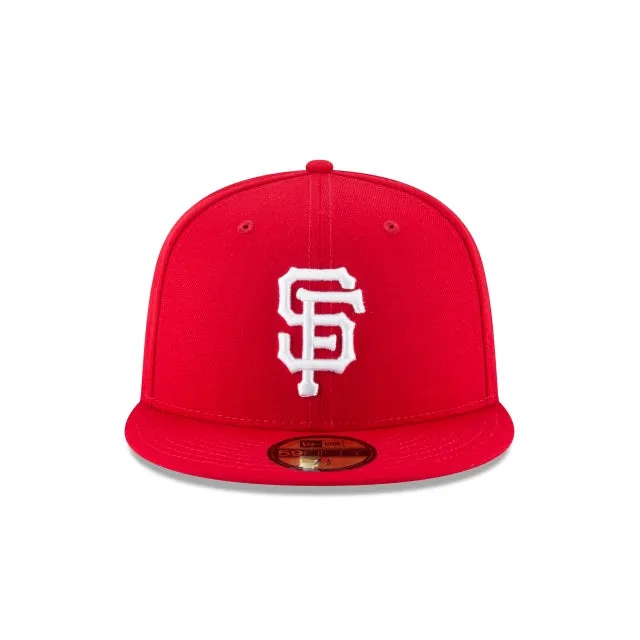 San Francisco Giants Scarlet Basic 59FIFTY Fitted Hat sold by New Era product image thumbnail 2