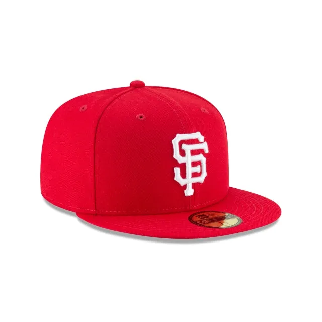 San Francisco Giants Scarlet Basic 59FIFTY Fitted Hat sold by New Era product image thumbnail 3