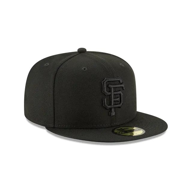 San Francisco Giants Blackout Basic 59FIFTY Fitted Hat sold by New Era product image thumbnail 3