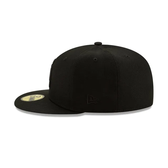 San Diego Padres Basic Black On Black 59FIFTY Fitted Hat sold by New Era product image thumbnail 5