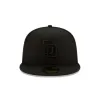 San Diego Padres Basic Black On Black 59FIFTY Fitted Hat sold by New Era