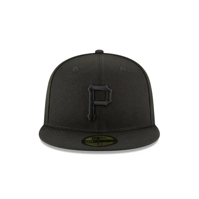Pittsburgh Pirates Blackout Basic 59FIFTY Fitted Hat sold by New Era product image thumbnail 2