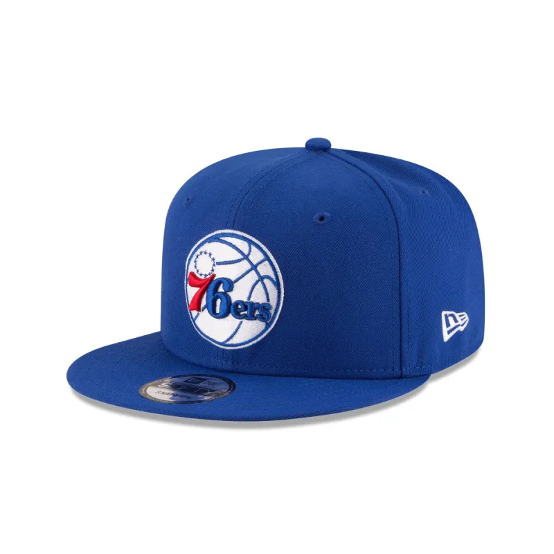 Philadelphia 76ers Team Color 9FIFTY Snapback Hat sold by New Era