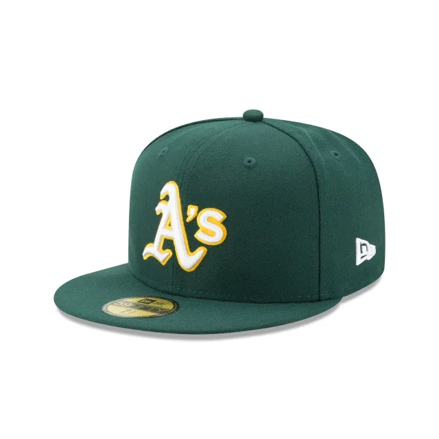 Oakland Athletics Authentic Collection Road 59FIFTY Fitted Hat sold by New Era